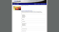 Desktop Screenshot of mode.typorank.de