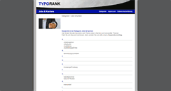 Desktop Screenshot of jobs.typorank.de